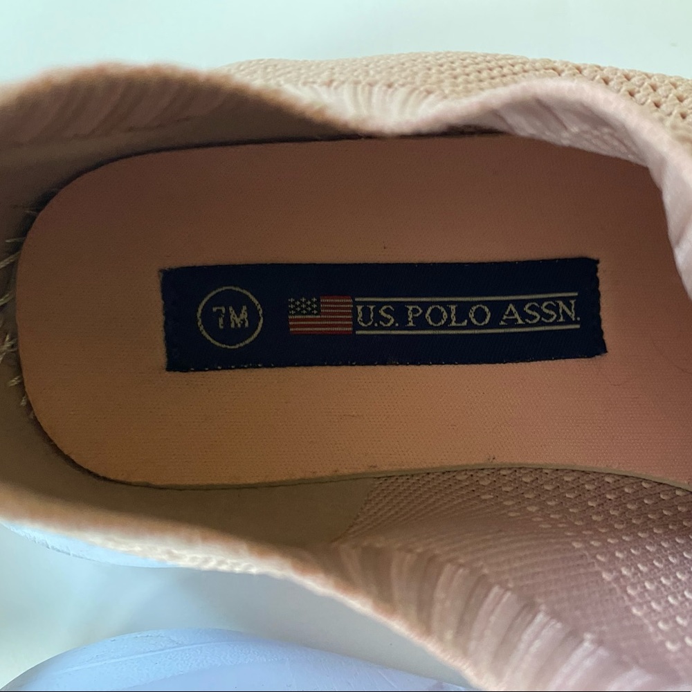 US Polo Association Rose Flyknit Slip on Sneakers - Picture 5 of 6